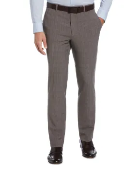 Perry Ellis Men's Slim Fit Flat Front Dress Pants Grey 38 x 29