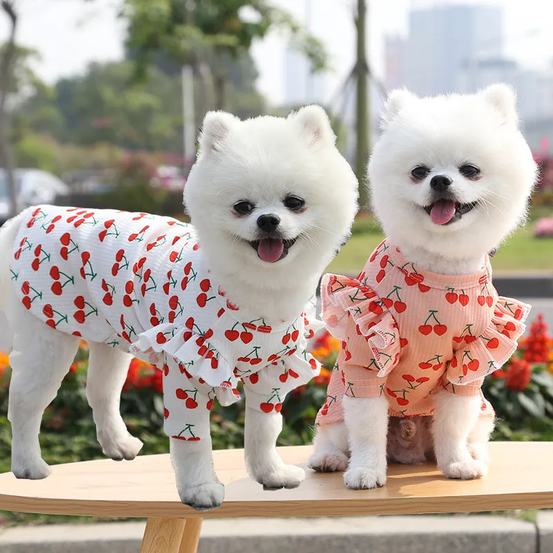 Pet Clothes Dog Bottoming Shirt Coat Clothing Supplies Spring and Autumn