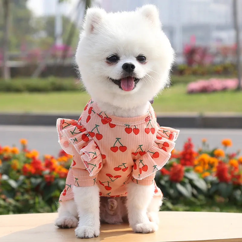 Pet Clothes Dog Bottoming Shirt Coat Clothing Supplies Spring and Autumn