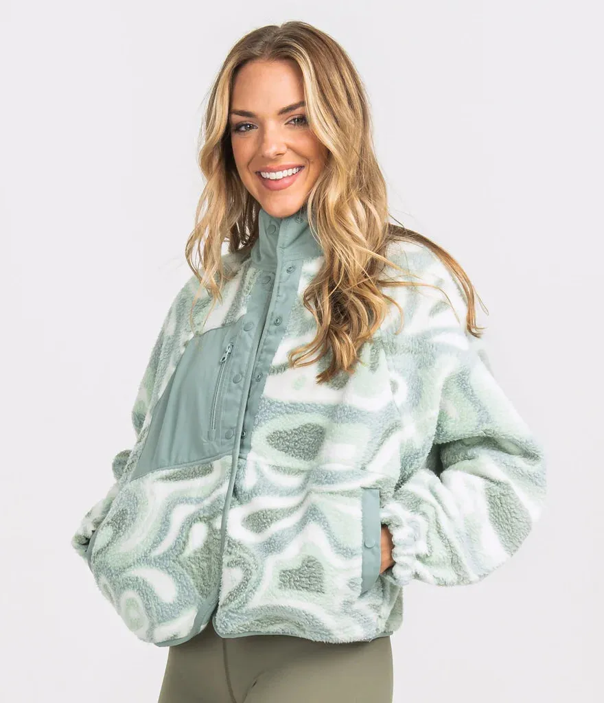 Retro Snap Fleece Jacket