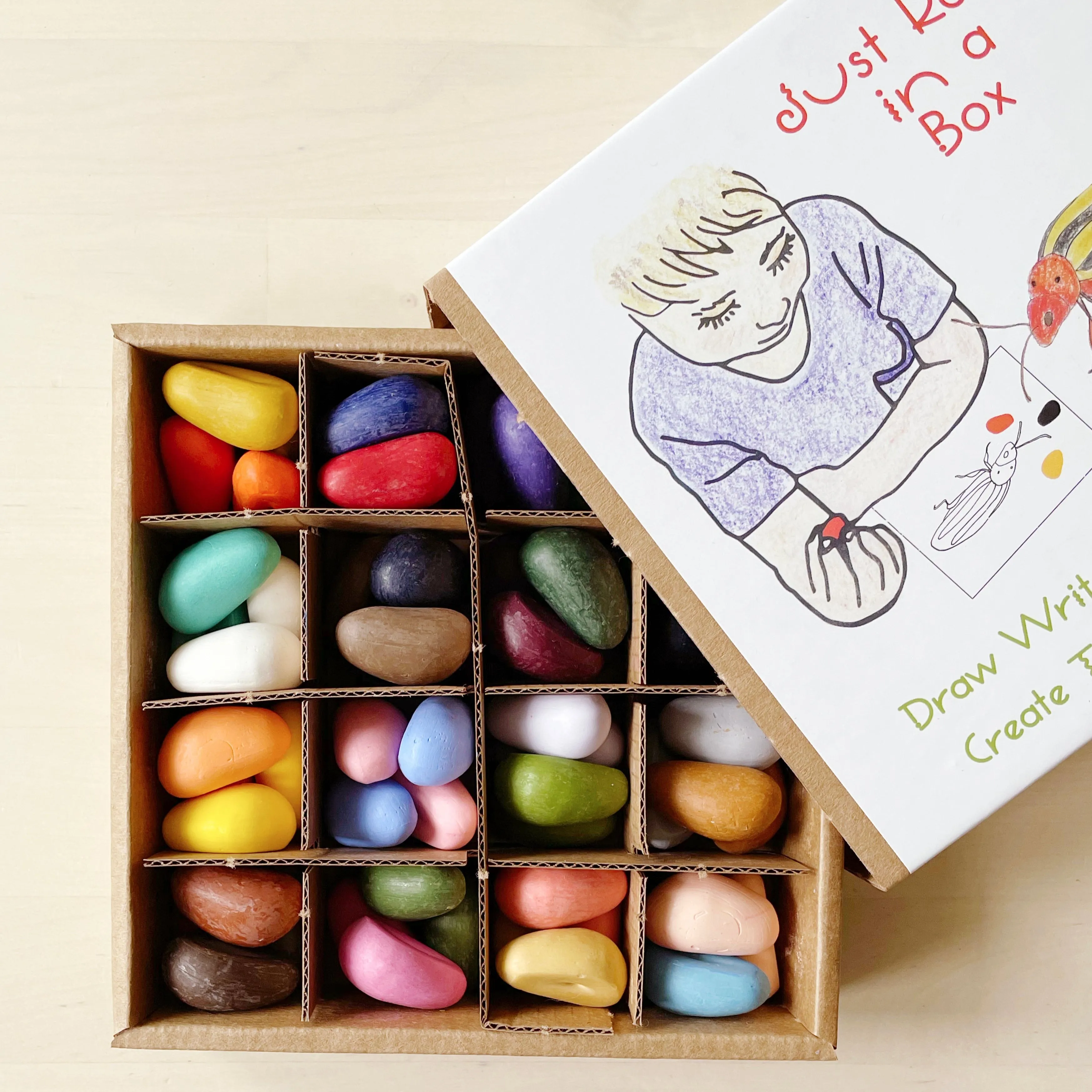 Rock Crayons in a Box