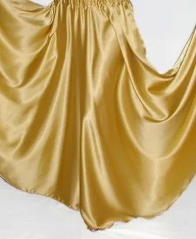 Satin Single Layer Skirt