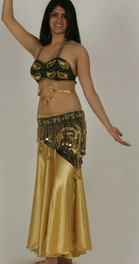 Satin Single Layer Skirt