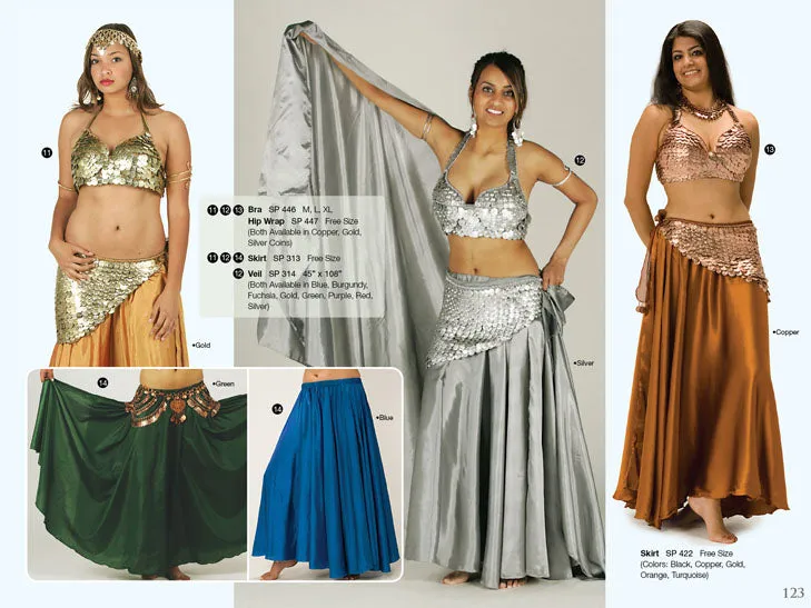 Satin Single Layer Skirt