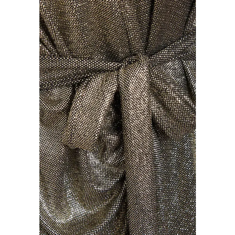 Sequin Wrap Dress