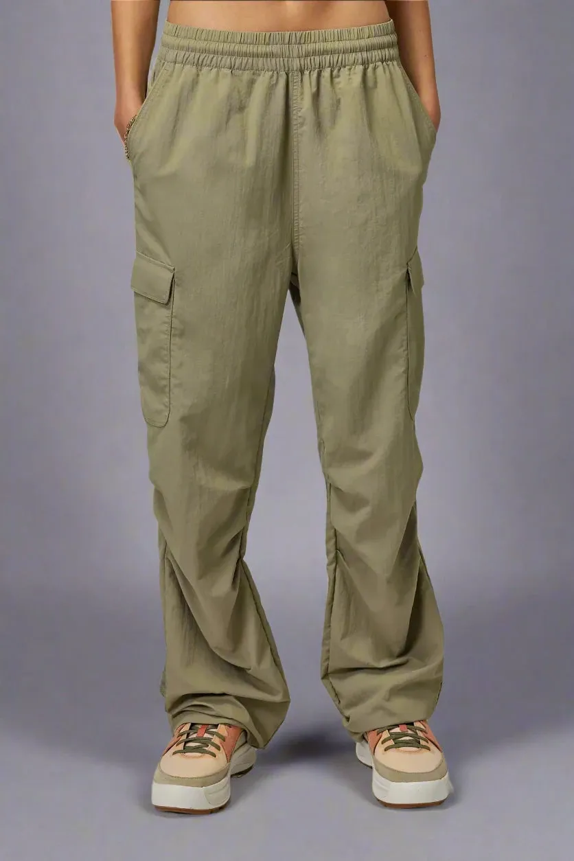 Spiritual Gangster Journey Cargo Pants in Dark Matcha