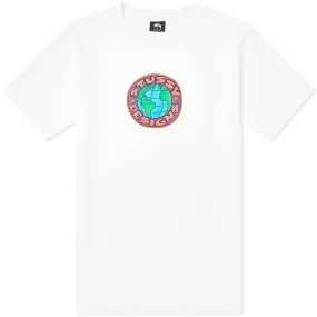 STUSSY Globe Tee, White