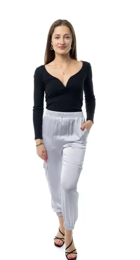 The London pants in Misty Lilac