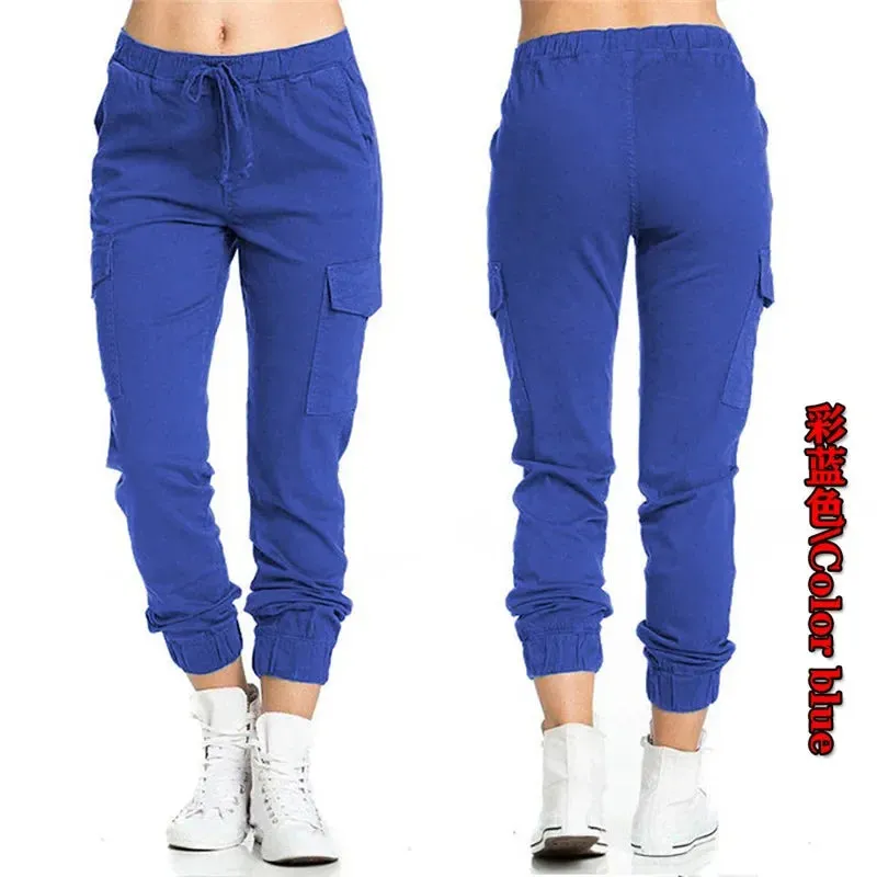 The Ultimate Women's Solid Jogger Cargo Pants: Streetwear Meets Comfort in Every Pocket