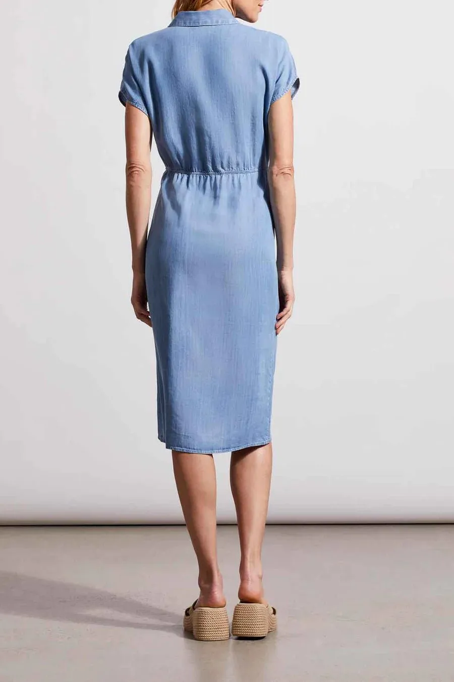 Tribal Shirt Dress with Wrap Details