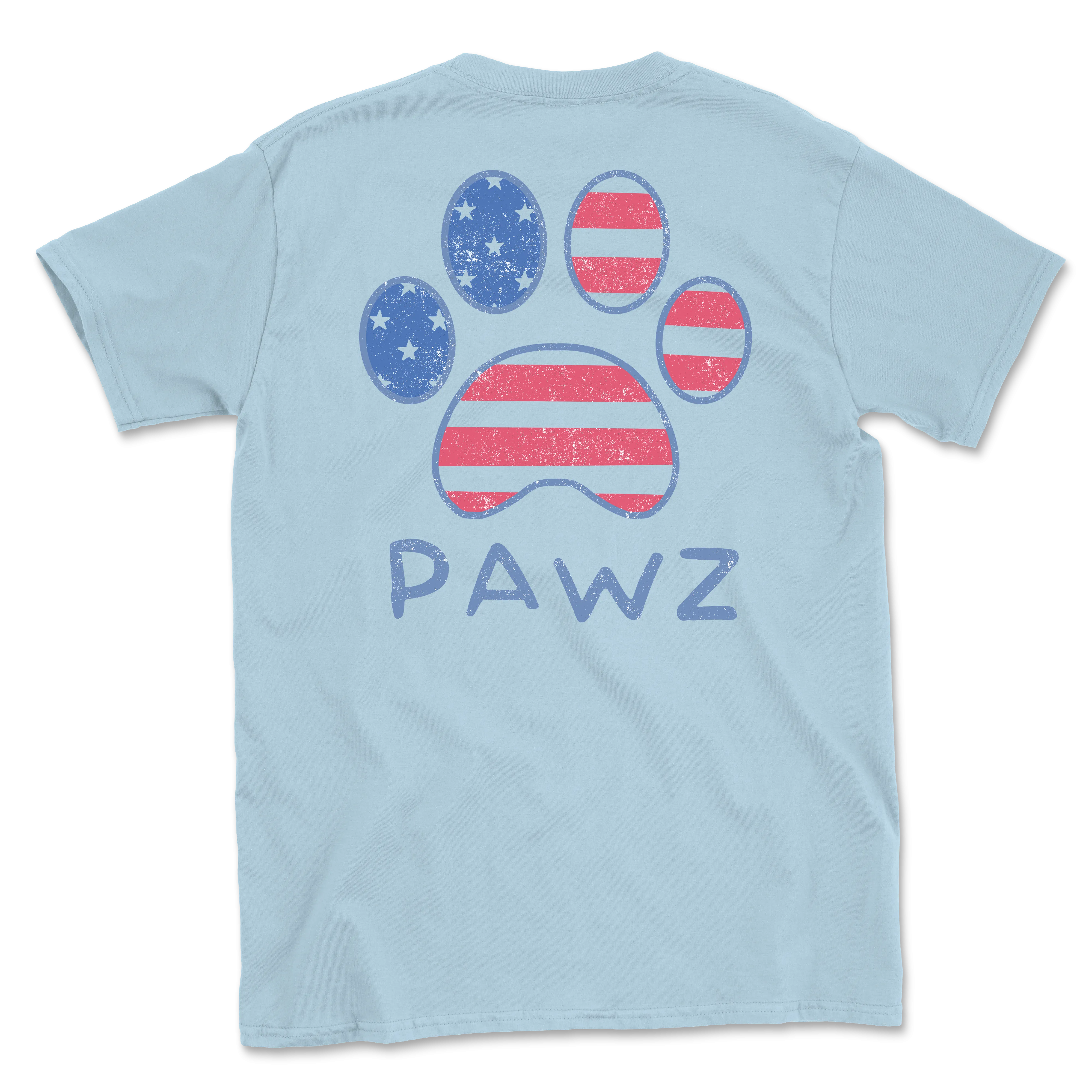 USA Flag (Adult Short Sleeve T-Shirt)