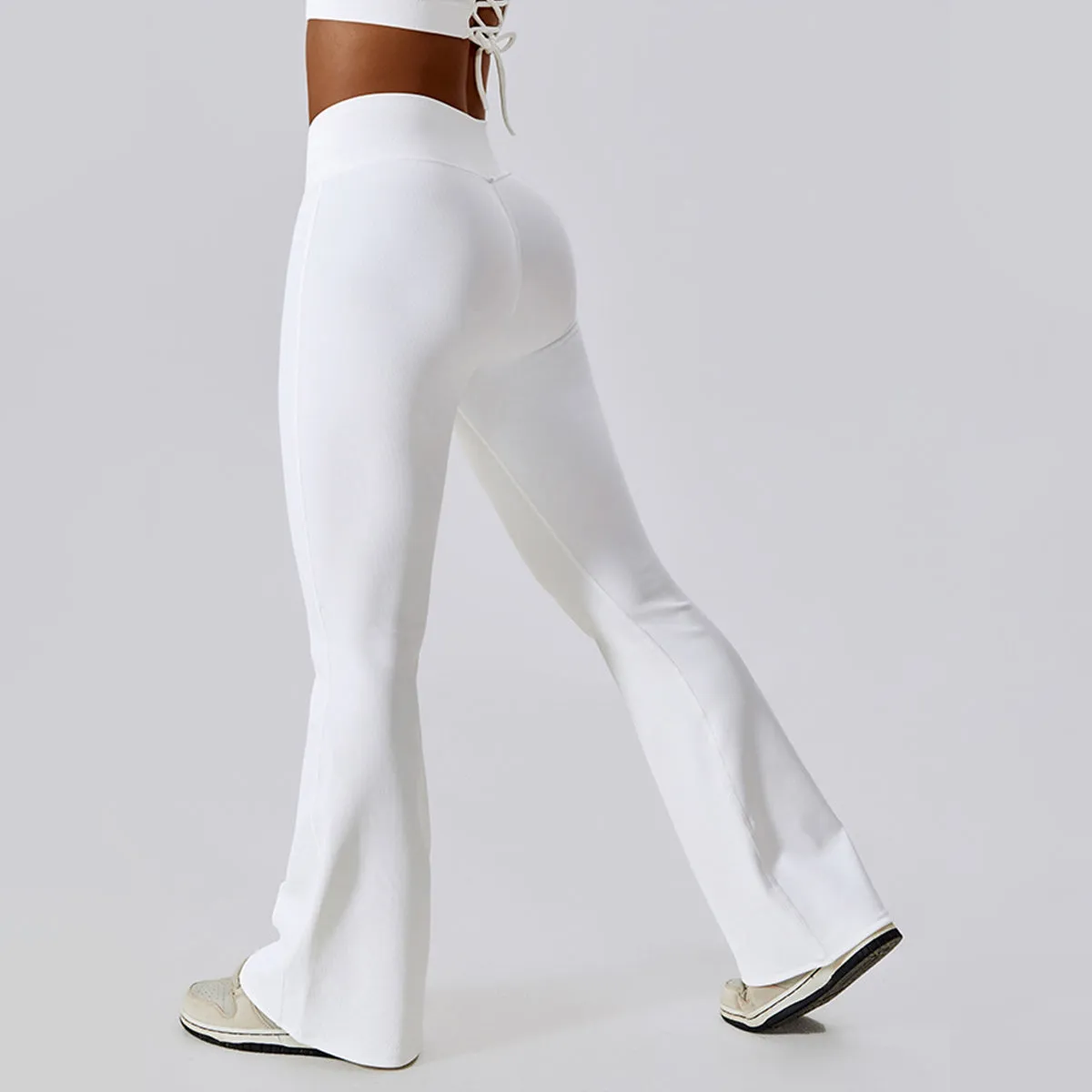 V Cross Flare Leggings