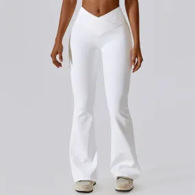 V Cross Flare Leggings