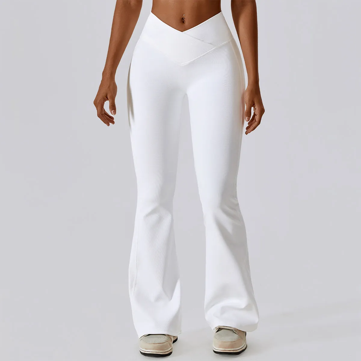 V Cross Flare Leggings