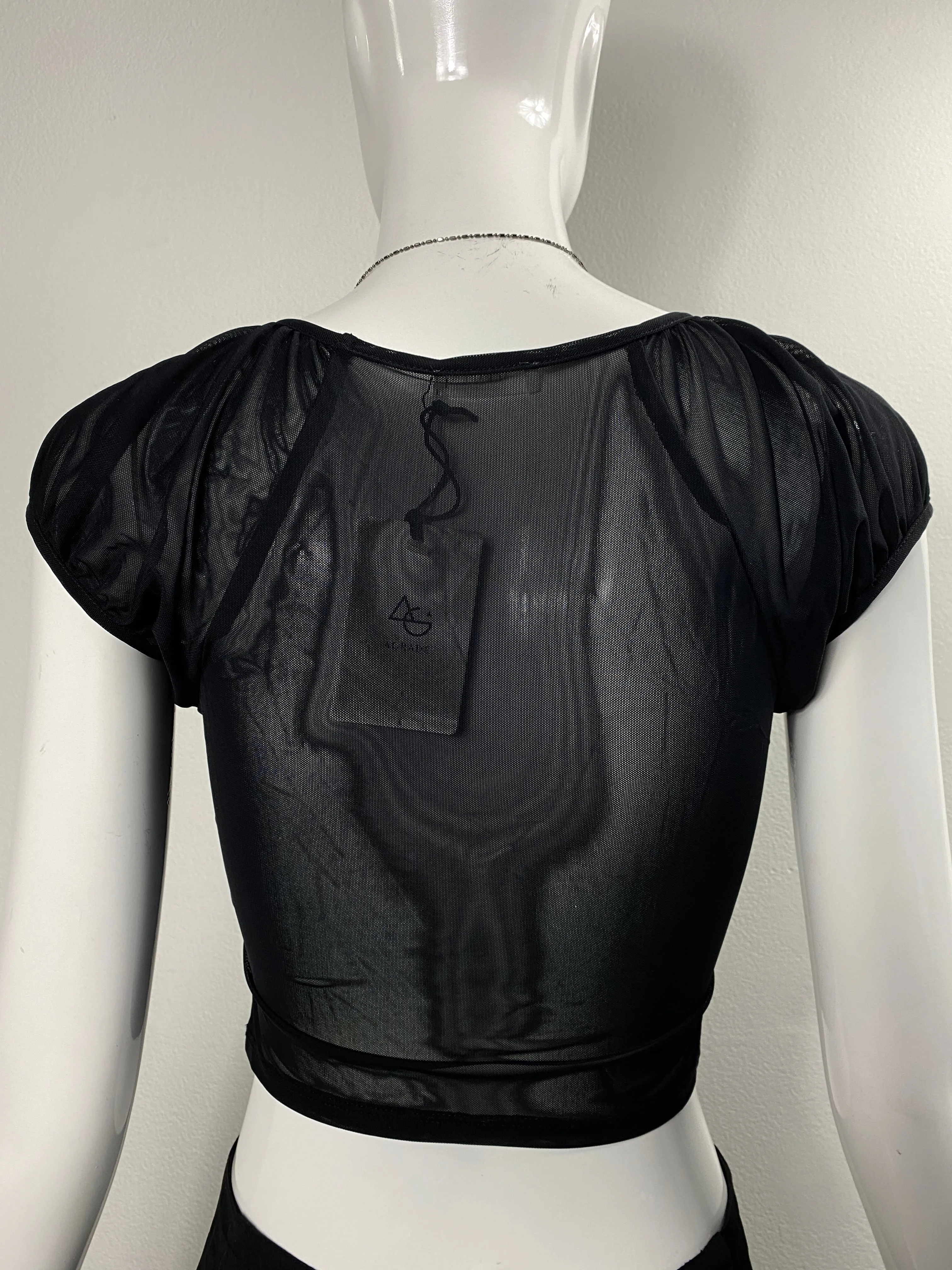 Vampy Mesh Top