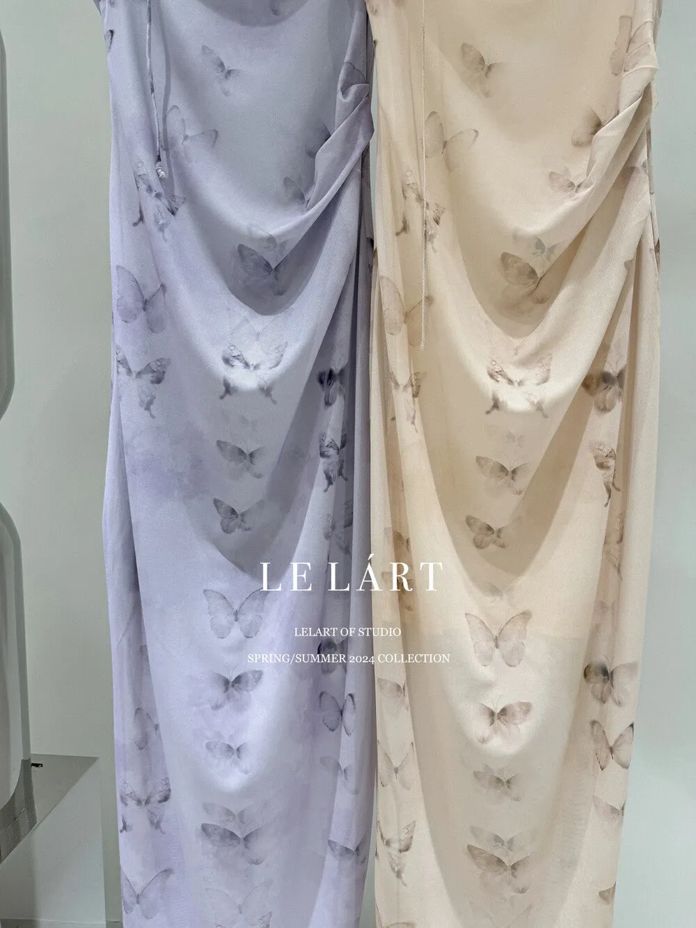 Vintage Butterfly Slip Dress