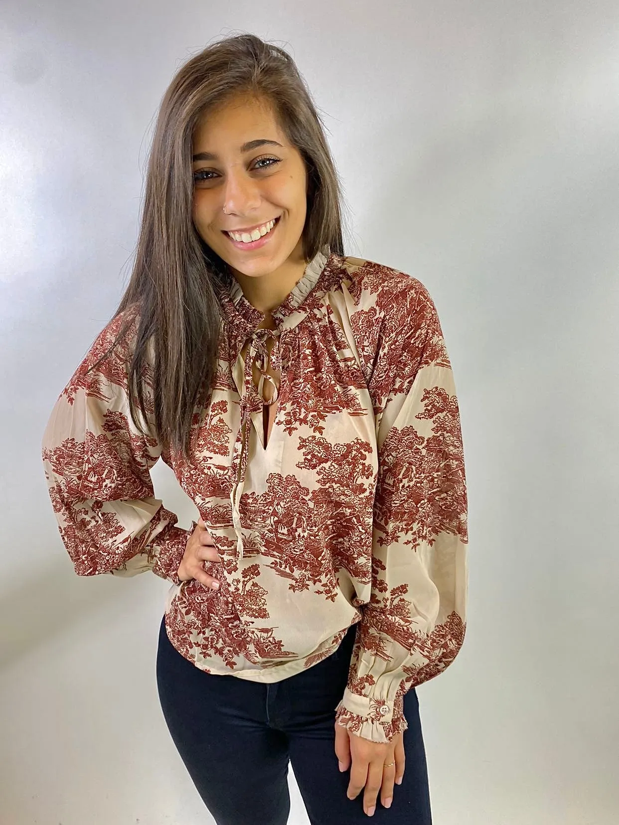 Vintage Peasant Top