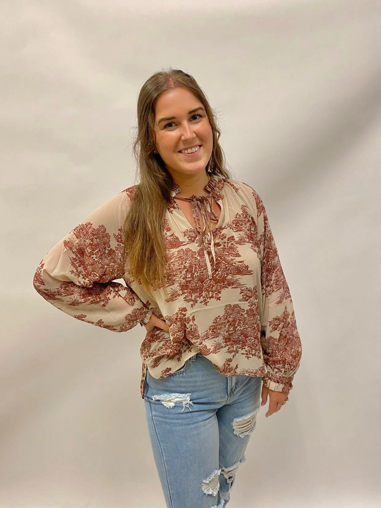 Vintage Peasant Top