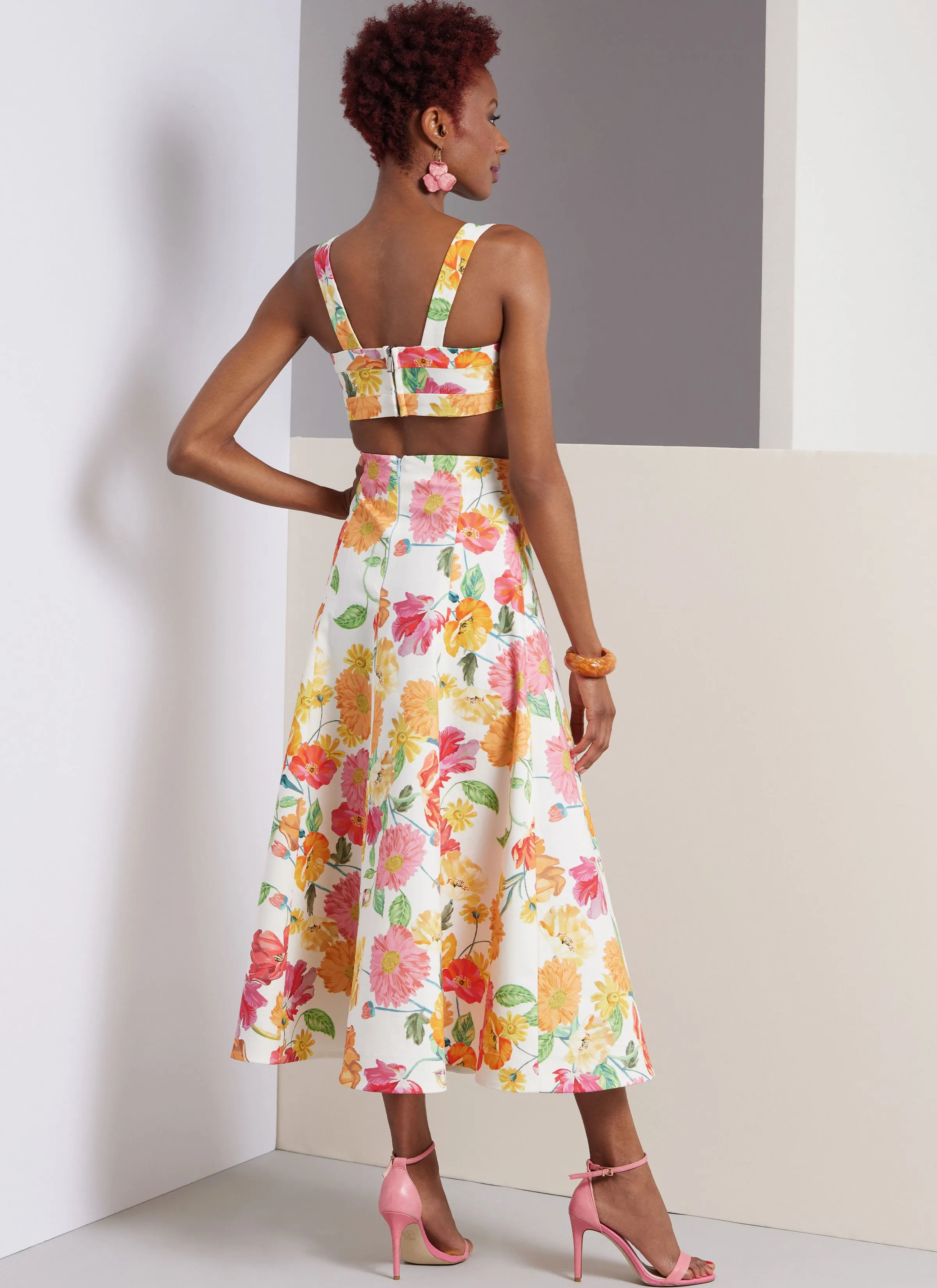 Vogue Pattern V1961 Misses' Top, Skirt and Pants
