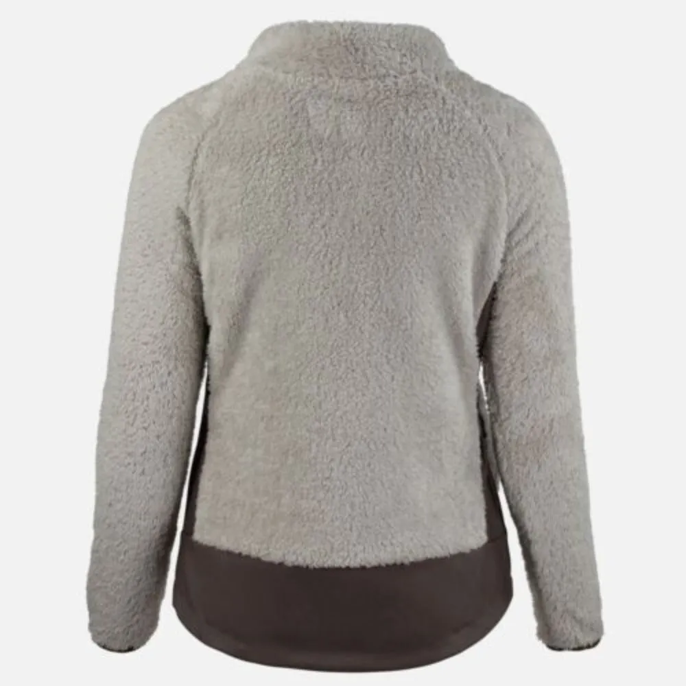 Women's Horze Light Tan & Brown Deanne Softshell Fleece Jacket